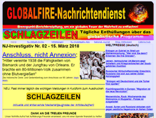 Tablet Screenshot of globalfire.tv